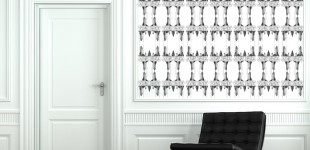 installazione in carta da parati del pattern "altezza WALL"
